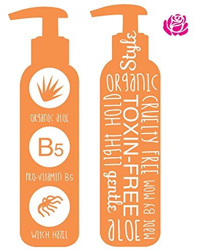 Kids Hair Gel Light Hold Organic Aloe Vera Vitamins 4oz Pack of 2