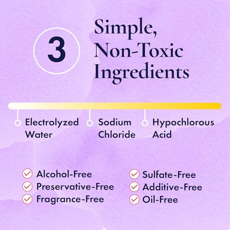 Hypochlorous Acid Spray For Kids - Soothes Diaper Rash, Baby Acne, Eczema, Cuts & Scrapes - Baby & Kids Skin Soothing Spray for Sensitive Skin, Non-Toxic, No Sting, 4 oz