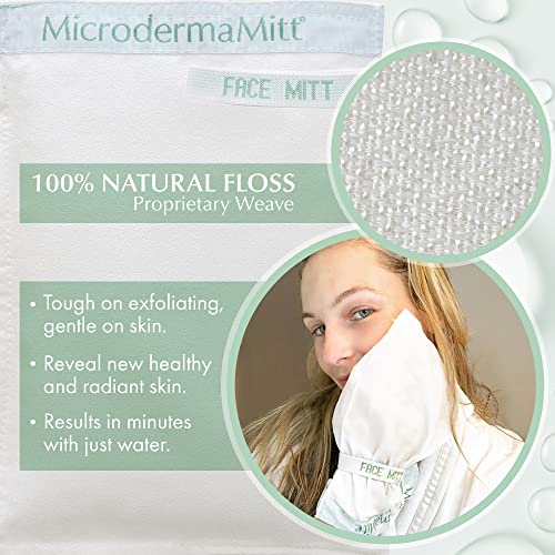 Deep Exfoliating Face Mitt - Turkish Kessa Exfoliator for Smooth Skin - Face Mitt