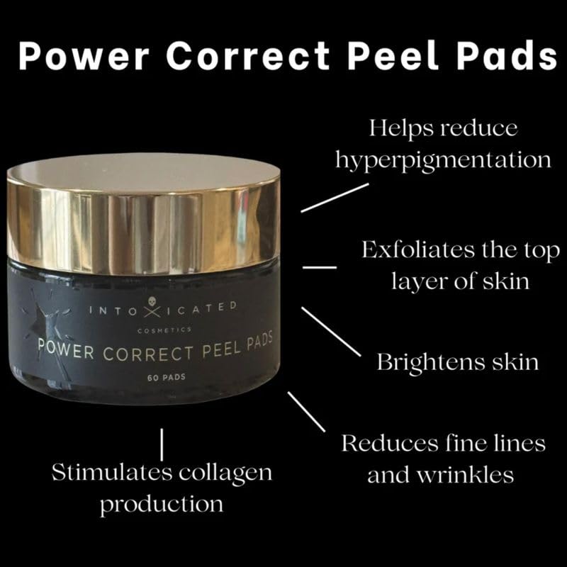 Exfoliating Peel Pads for Anti-Aging & Brightening - Fine Lines & Wrinkles Treatment