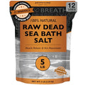 Unscented 80oz Aromasong Dead Sea Bath Salt - Pure Mineral Soak & Relaxation