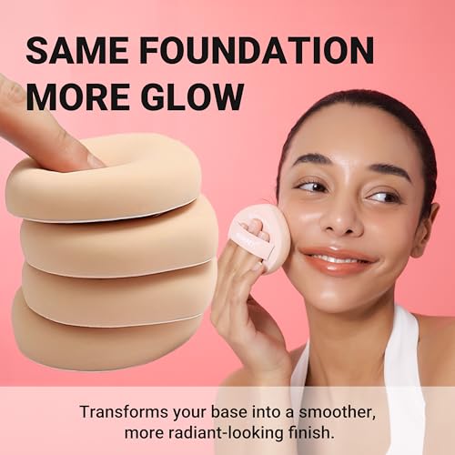 KIMMY Makeup Sponge Blender with Case 2pc, 0.0001mm Non-Absorbent Reusable