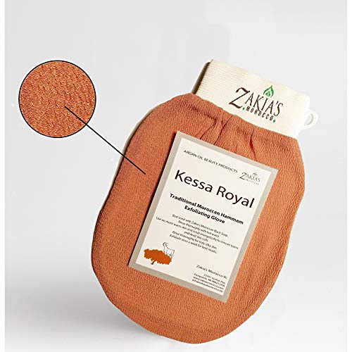 Moroccan Black Soap and Kessa Exfoliating Glove - Net Wt. 8.82