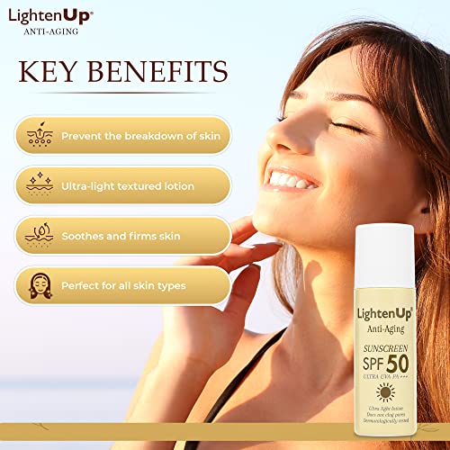 Anti-Aging Sunscreen SPF 50 with Natural Luremin - Face & Skin Protection