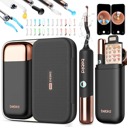 Ear Wax Removal Kit with 2K HD Camera & Visual Tweezers - Starlight Black