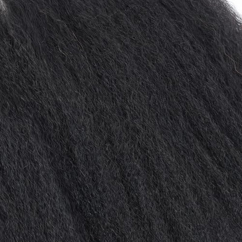 Kerriana Lace Frontal Kinky Straight Human Hair 16 Inch 13x4 Ear to Ear Transparent Kinky Frontal 13 by 4 Closure