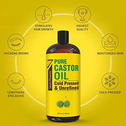 Seven Minerals Pure Grapeseed Oil & Pure Castor Oil