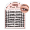 JIMIRE Manga Lash Clusters Natural Look Anime Eyelash Clusters Cute 8-14MM Wispy Fairy Cluster Eyelash Extensions with Spiky 100 Pcs Manga Individual Lashes with Thin Band