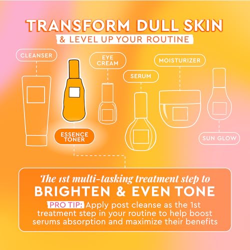 Glow Recipe Travel Size Cloudberry Brightening Toner + Essence Skincare-CoQ10 Face Toner to Strengthen Skin Barrier+Hydrating Rice Water, Vitamin C, E & 5% Glycerin to Soften & Even Skin Tone (30 ml)