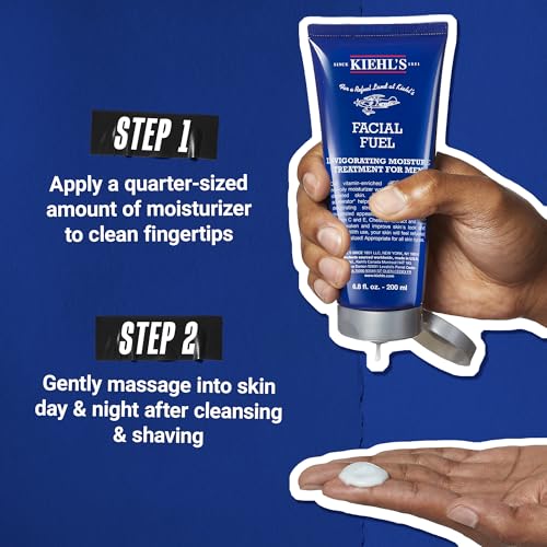 Men's Energizing Face Moisturizer with Vitamin C & Caffeine - 2.5 Fl Oz