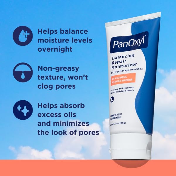 Acne Treatment Bundle with Benzoyl Peroxide Wash, Spot Patches & Night Moisturizer
