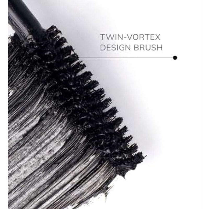 FARMASi Infinilash Mascara, Lengthening & Volumizing Definition, Twin-Vortex Silicone Brush, Clump-Free Lightweight Formula, Ultra Black Finish