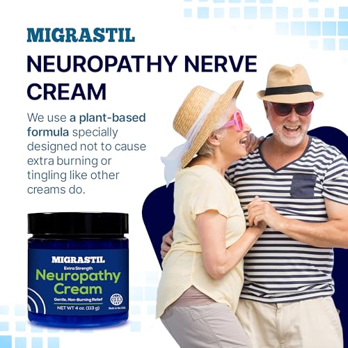 Basic Vigor Migrastil Extra Strength Neuropathy Cream & Lavender Magnesium Cream Bundle