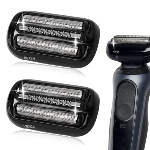 Black 53B Replacement Shaver Heads for Series 5 & 6 Razors 2-Pack