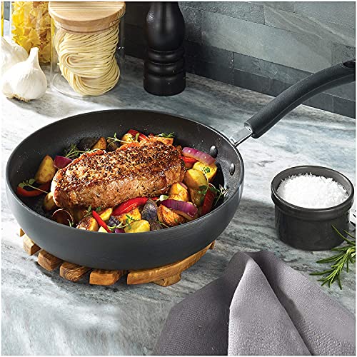 T-Fal 2-Piece Hard Anodized Nonstick Fry Pan Set - 8 & 10 Inch, Onyx