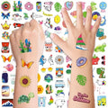 Aresvns Temporary Tattoo 400+ PCS,Party Supplies Gifts,Colorful cute fake tattoos for boys and girls, waterproof,non-toxic and easy to remove.