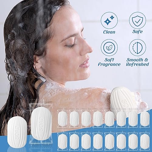 200 Pcs 0.35 oz Mini Bar Soap in Bulk Individually Wrapped for Travel Size Hotel Soap Bars Amenities Toiletries for Guest Inns Hotels Bathroom Rentals Vacation