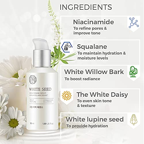 Brightening Face Serum for Skin Radiance & Moisture - 1.69 Fl Oz