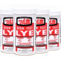 Red Crown Food-Grade Lye for Soap Making & Cleaning, 4 Pack 2.2 lbs