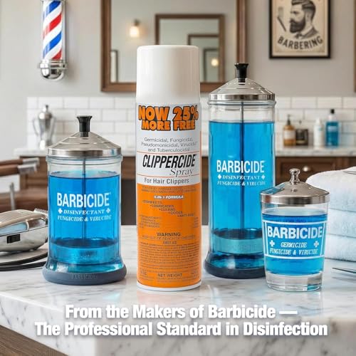 Clippercide 5-in-1 Disinfectant Spray 15oz (Pack of 3) for Clippers, Grooming & Barbershop Tools