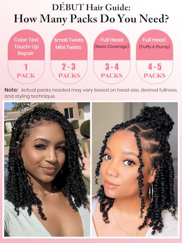 DéBUT Honey Blonde Kinky Afro Human Hair Bulk 50g 12 Inch for Locs & Braids