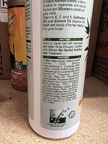 Silicon Mix Bambu Hair Care Set with Shampoo, Treatment, Leave-in & Polisher