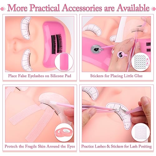 Eyelash Extension Kit for Beginners and Professionals - 404 pcs