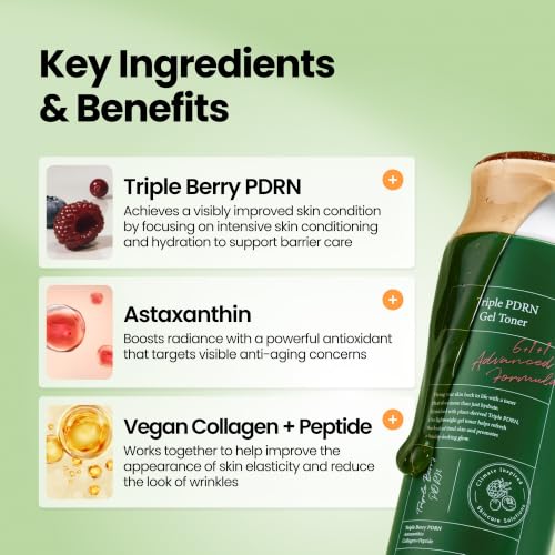 Hydrating Gel Toner with PDRN & Peptides for Skin Firming & Barrier Repair - 9.13 fl oz