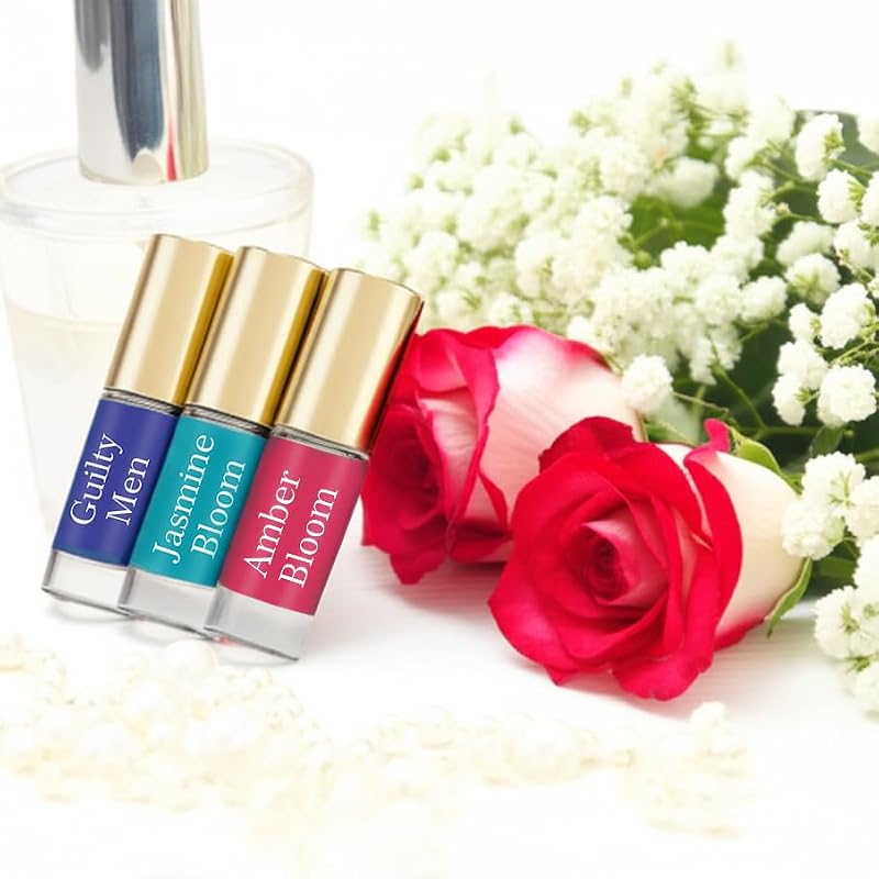 Zoha Perfume Discovery Set - 7 Sample Perfumes with Floral & Musk Scents - 0.48 Fl Oz