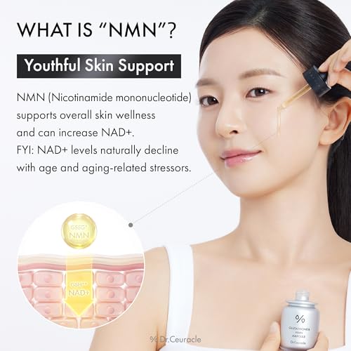Glutathione & NMN Face Serum - Brightening, Anti-Aging, 1 Fl oz