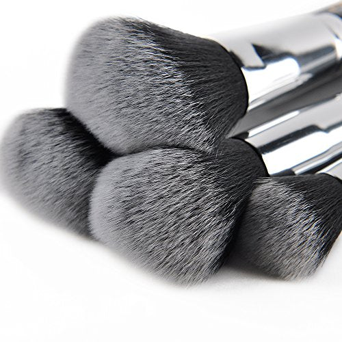 29-Piece Makeup Brush Set with Luxury Travel Belt and Bag for Women & Artists