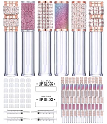 72pcs Lip Gloss Tubes with Wands - 5ml Empty Cosmetic Containers for DIY Lip Makeup