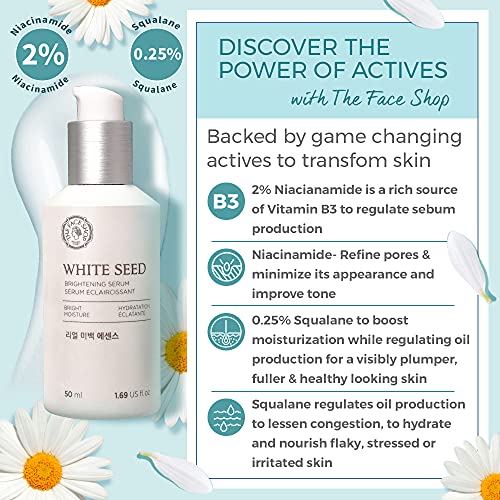 Brightening Face Serum for Skin Radiance & Moisture - 1.69 Fl Oz