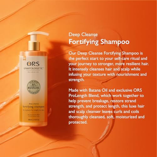 ORS Unapologetic Deep Cleanse Sulfate-Free Fortifying Shampoo 12.5oz Pack of 2 Variation 2