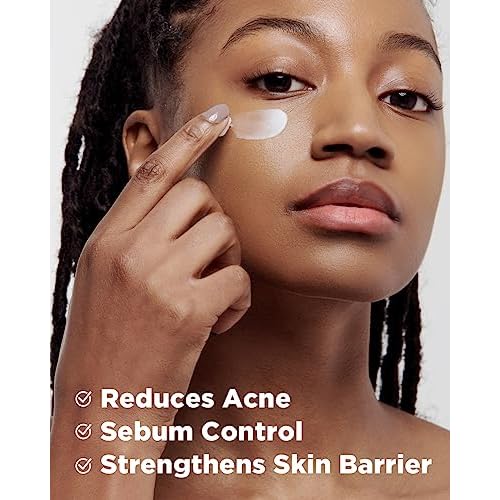 SKINRxLAB Made Cera Cream - Acne & Redness Relief Face Moisturizer, Sebum Control, Improving Skin Barrier with Ceramide and Madecassoside, Anti-Aging and Pore Minimizing Face Cream, 1.69 + 0.5 fl.oz.