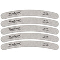 Forte Zebra Curve Nail File 180/180 Blue Center 5 pack