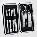 Travel Manicure Grooming Kit with Nail Clippers and Tools - 8 Pieces, Made in Korea
