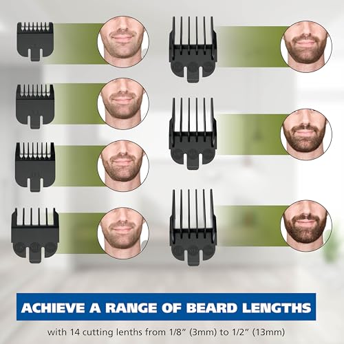 Wahl Groomsman 15-Piece Rechargeable Beard & Nose Trimmer Kit
