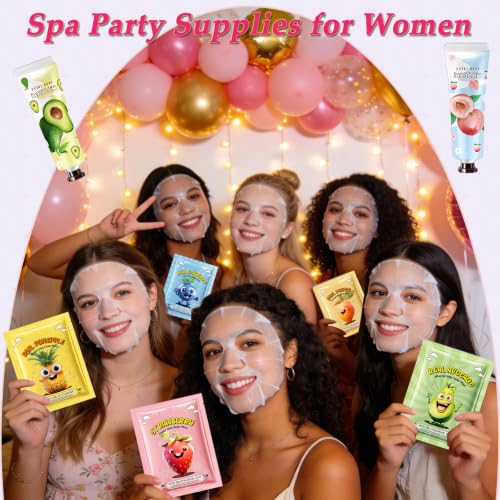 160-Piece Spa Party Favors Kit for Girls’ Sleepovers & Group Self-Care
