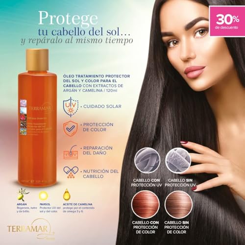Argan Oil Hair Protector Spray for Damage Repair & Shine - 120ml