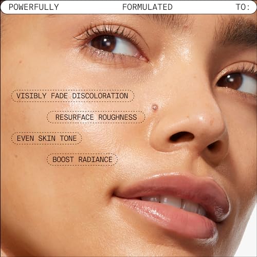 Youth To The People Kombucha + 10% AHA Power Exfoliant (4 fl oz), Overnight Resurfacing Peel, Helps Fade Discoloration + Smooth Skin Texture, Lactic + Glycolic Acid, Fragrance-free, Vegan