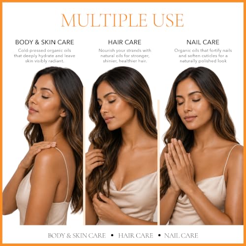 Citrusé Body Oil - Vitamin C & E Organic Citrus Scented Skin, Hair & Nails Oil