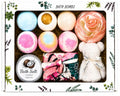 Luxury Bath Bombs & Spa Gift Set for Women - Self-Care Kit with Salts, Handmade Soap & Towel