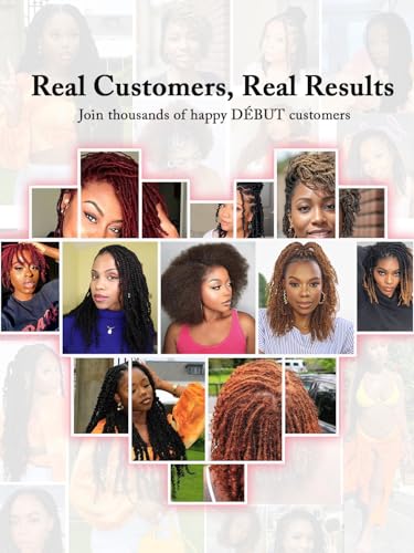 DéBUT Honey Blonde Kinky Afro Human Hair Bulk 50g 12 Inch for Locs & Braids