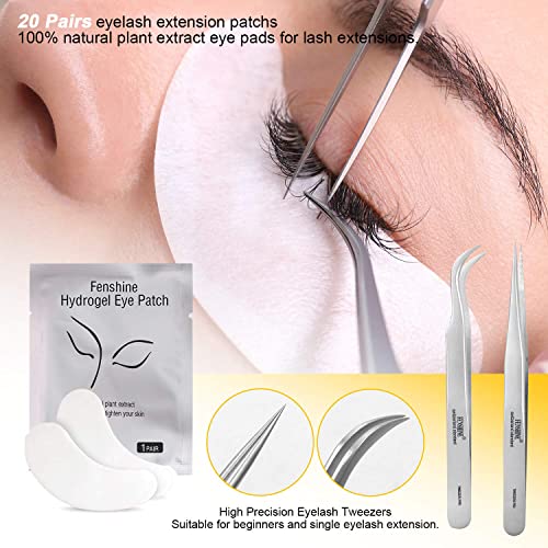 Fenshine Eyelash Extension Kit with Mannequin Head & Professional Tools