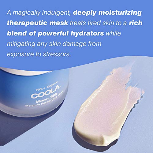 COOLA Organic Moon Silk Moisturizer and Brush Mothers¡¯ Day Bundle, Skin Barrier Protection and Care with Vitamin C