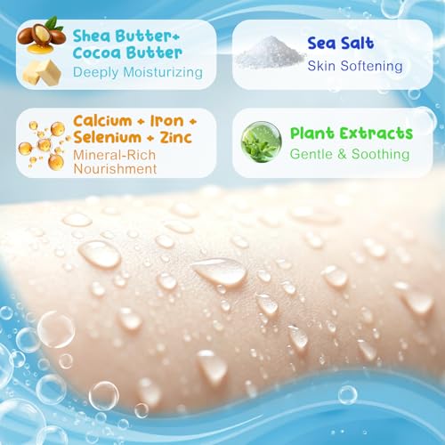 12 Pack Shea Butter Bath Bomb Gift Set - Relaxing Mineral-Rich Spa Fizzies