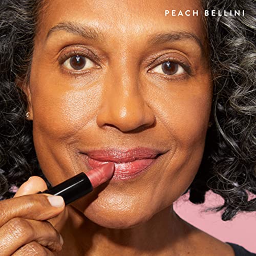 LAURA GELLER NEW YORK Italian Marble Sheer Lipstick, Peach Bellini + Modern Classic Invisible Color Locking Lip Liner, Clear