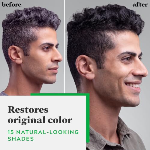 Just for Men Hair Color Shampoo-In Black H-55 3-Pack, Natural Gray Coverage