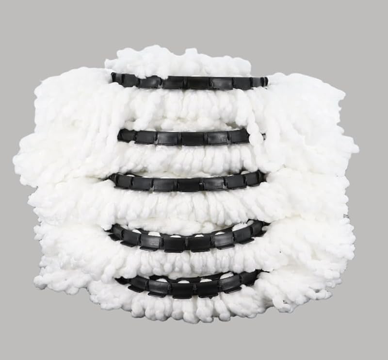 Replacement Microfiber Mop Heads - 5 Pack for Easy Floor Cleaning